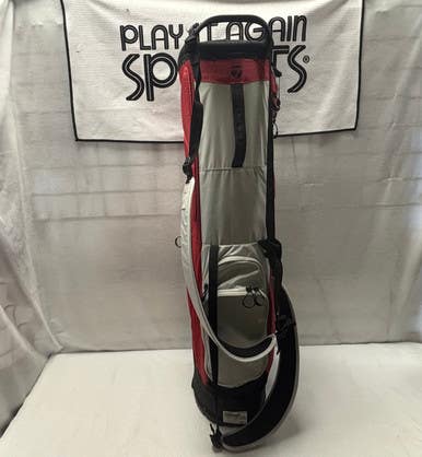 Used Taylormade 4 WAY STAND BAG Mens Stand Bag Red 11490-S000263636