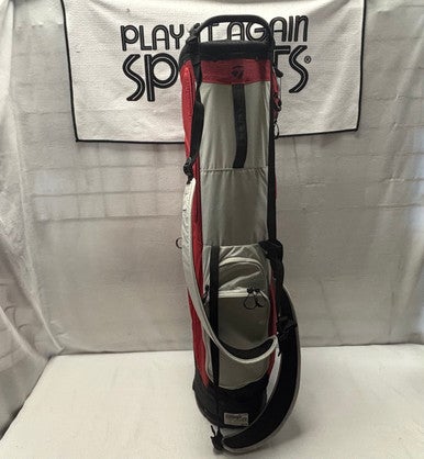Used Taylormade 4 WAY STAND BAG Mens Stand Bag Red 11490-S000263636