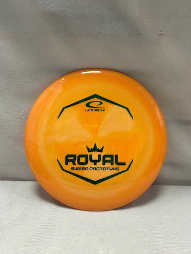 Used Latitude 64 ROYAL SWEEP PROTO Disc Golf Driver Orange 11490-S000264998