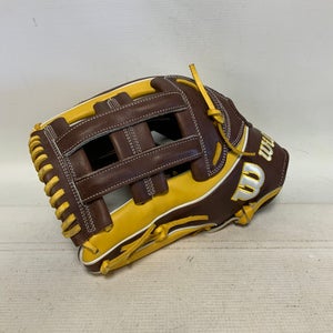 Used Wilson A2K JS22GM BB/SB Glove LH Throw Gold 12 3/4" 11823-S000034700