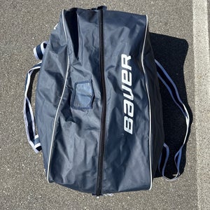 Navy Bauer Premium Duffle Bag (Used) | 30”x16”x14”