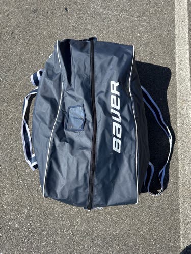 Navy Bauer Premium Duffle Bag (Used) | 30”x16”x14”