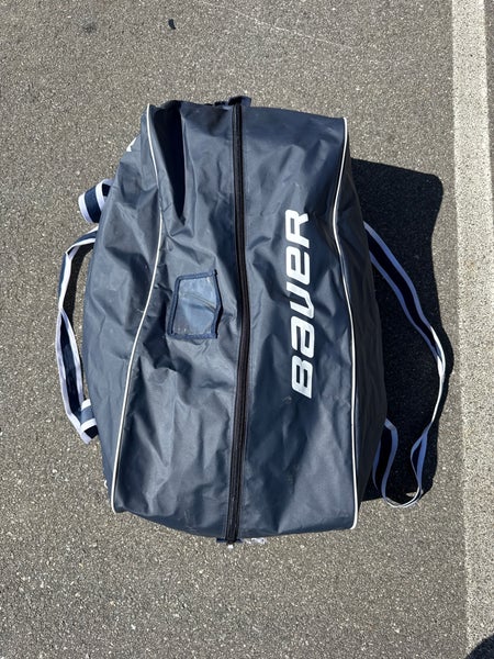 Navy Bauer Premium Duffle Bag (Used) | 30”x16”x14”