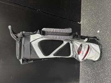 Used Taylormade QUIVER BAG Mens Stand Bag Grey 11849-S000032355