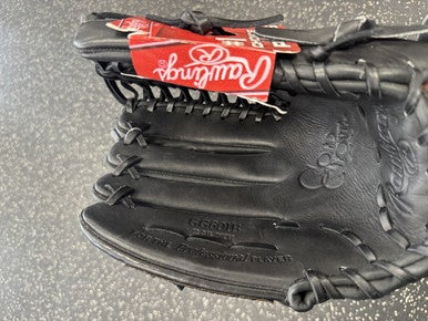 Used Rawlings GG601B BB/SB Glove RH Throw Black 12 3/4" 11849-S000032353
