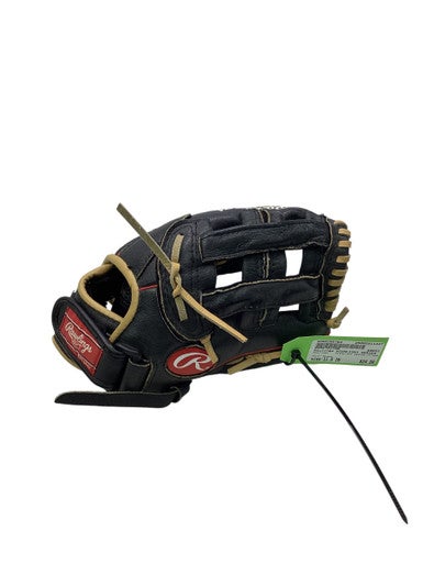 Used Rawlings HIGHLIGHT SERIES H115HB BB/SB Glove RH Throw Black 11 1/2" 11347-S000256763