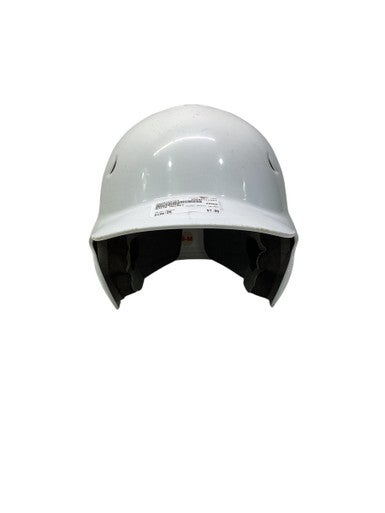 Used WHITE HELMET Batting Helmet No Mask White One Size 11347-S000256761