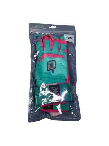Used SPORTZ DRIP BATTING GLOVES BB/SB Batting Gloves Teal XL 11347-S000256756