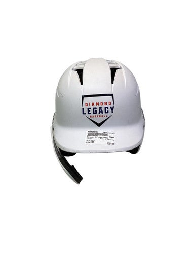 Used Marucci W/ JAW GUARD Batting Helmet No Mask White MD 11347-S000256753