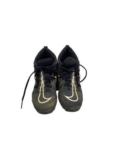 Used Nike ALPHA BB/SB Cleats Black And White Junior 02.5 11347-S000256758
