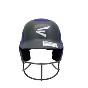 Used Easton BLUE/GREY BASEBALL HELMET Batting Helmet w/Mask Navy Blue One Size 11347-S000256750