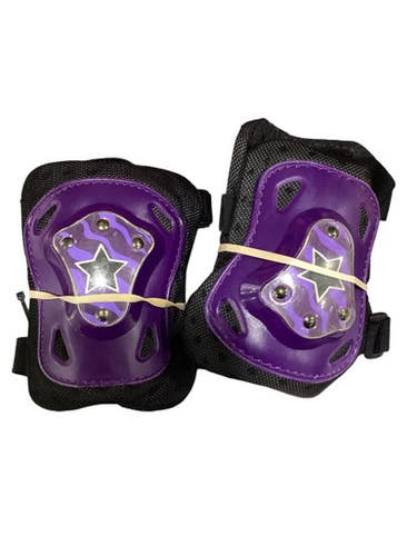 Used KIDS PURPLE ELBOW AND KNEE Bike Elbow Pads Purple S/M 11347-S000256743