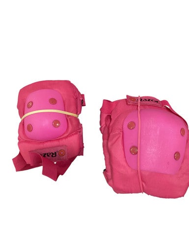 Used Razor PINK ELBOW AND KNEE PADS Bike Shoulder Pads Pink S/M 11347-S000256744