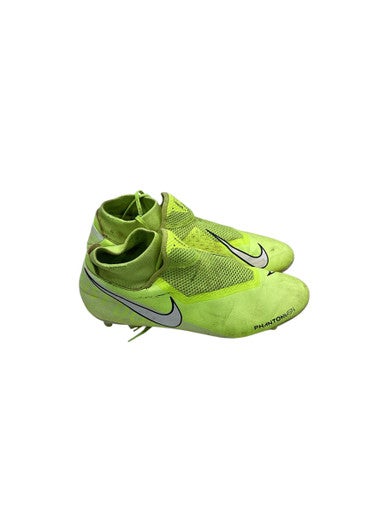 Used Nike PHANTOM SZN Soccer Cleats Neon Green Senior 12.5 11347-S000256719