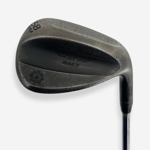 Titleist Vokey SM7 Black Wedge 58° 8 Bounce Right Handed Stiff Flex Steel Shaft