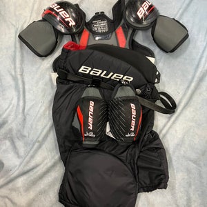 Yth Large Bauer Starter Kit (Pants, Elbows, Shoulder Pads)