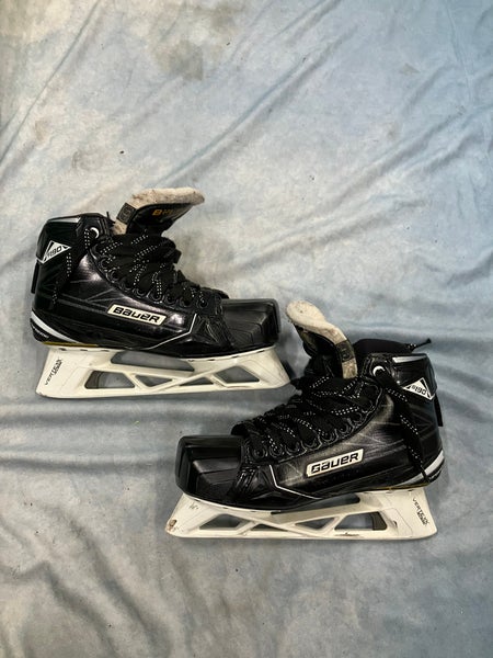 Senior Bauer Supreme S190 Hockey Goalie Skates Regular Width 9 (Used)