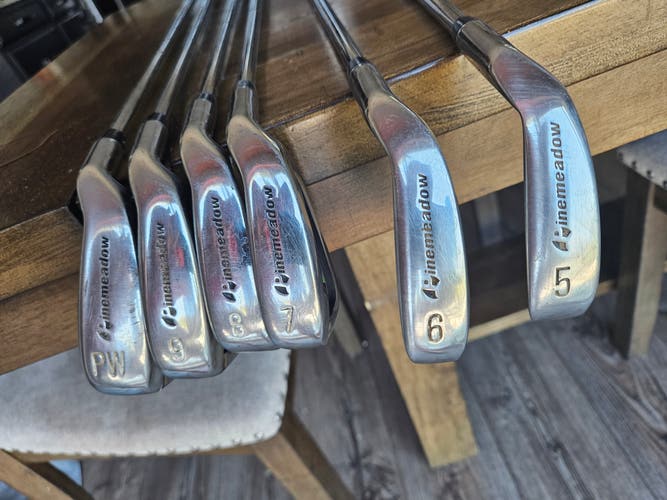 Men's 2022 Pinemeadow Pinemeadow PGX1 Right Handed Iron Set Regular Flex Steel Shaft (Used)