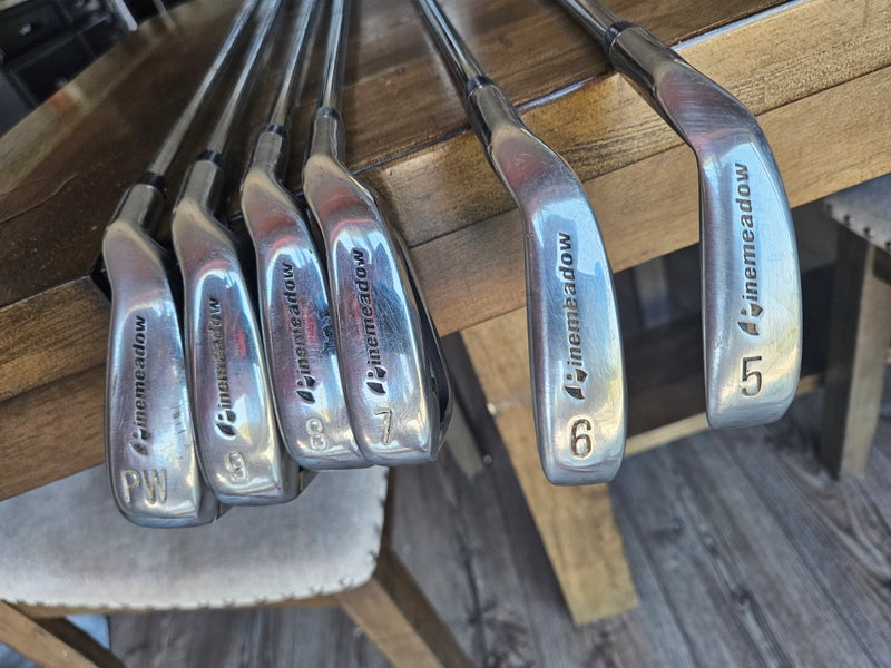 Men's 2022 Pinemeadow Pinemeadow PGX1 Right Handed Iron Set Regular Flex Steel Shaft (Used)