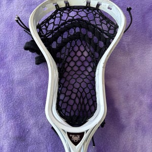 White ECD Lacrosse Rebel Strung Head (Used)