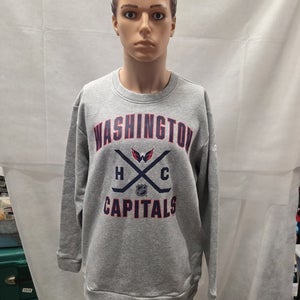 NWT Washington Capitals Adidas Crewneck Sweater L NHL