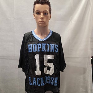 Vintage Johns Hopkins Blue Jays Game Used Lacrosse Jersey XL NCAA