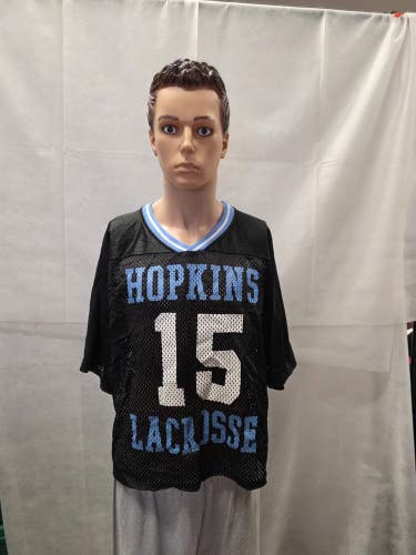 Vintage Johns Hopkins Blue Jays Game Used Lacrosse Jersey XL NCAA