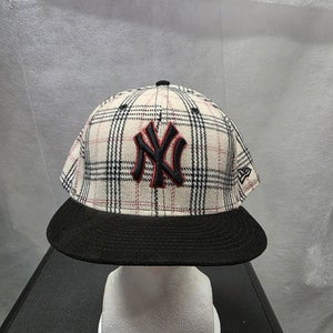 NWS New York Yankees White Plaid New Era 59fifty 8 MLB