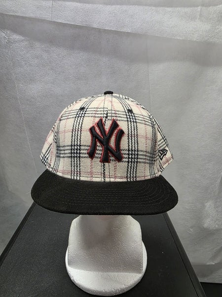 NWS New York Yankees White Plaid New Era 59fifty 8 MLB