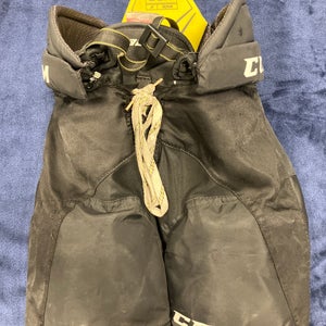Black Junior Medium CCM Tacks 9060 Hockey Pants (Used)