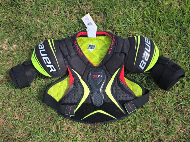 Large Junior Bauer Vapor X2.9 Shoulder Pads