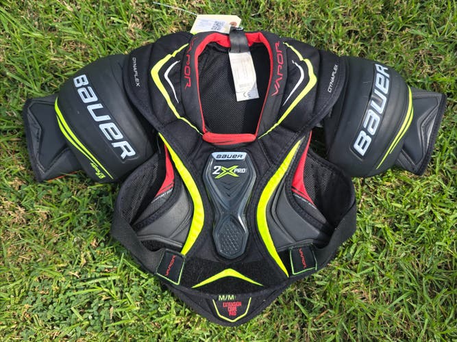 Medium Junior Bauer Vapor 2x pro Shoulder Pads
