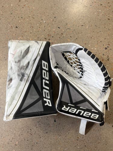 Junior Bauer Supreme S170 Goalie Glove & Blocker Set Regular (Used)