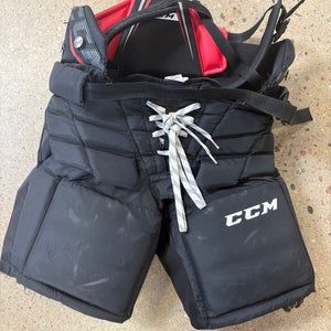 Black Junior Small CCM HPG 1.5 Hockey Goalie Pants (Used)
