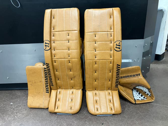 Retro Tan 34+1.5 Warrior Ritual G4 Goalie Full Set Regular (Used)