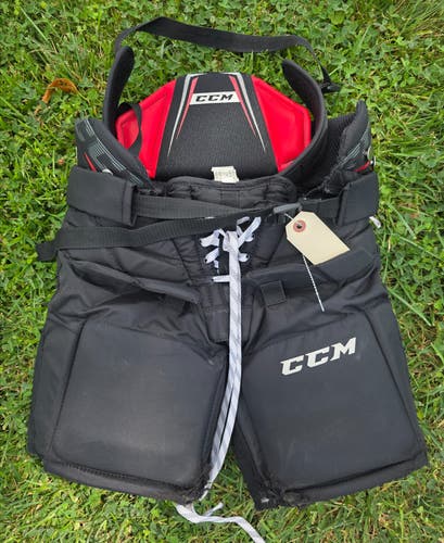 Black Junior Small CCM E1.5 Hockey Goalie Pants