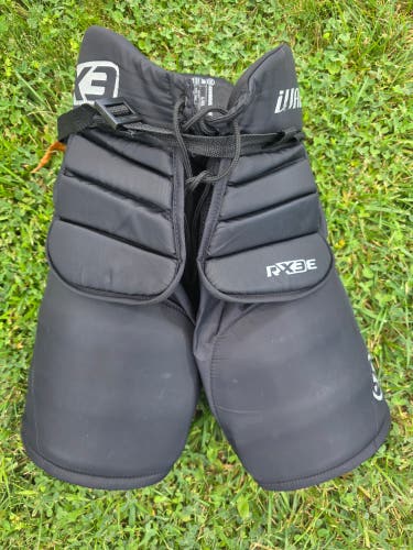 Black Junior Large Warrior Ritual X3E Hockey Goalie Pants