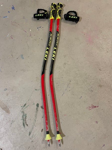 38in (95cm) Leki World Cup Lite GS Racing Ski Poles (Used)