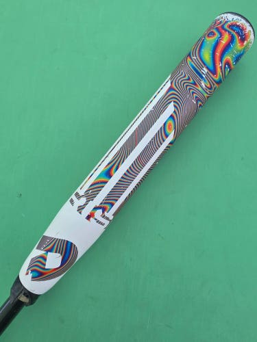 White 2021 DeMarini Prism+ Composite Bat (-10) Composite 21 oz 31"