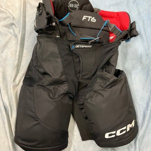 Black Junior Medium CCM Jetspeed ft6 Hockey Pants (Used)
