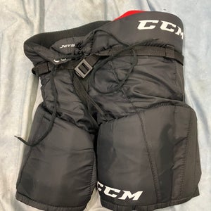Black Youth Large CCM JetSpeed FT350 Hockey Pants (Used)