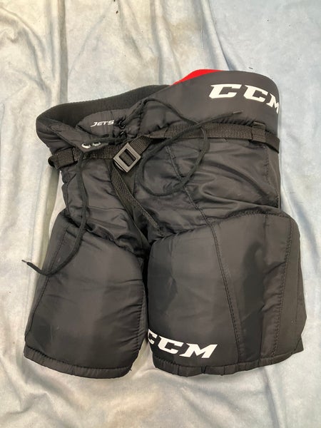 Black Youth Large CCM JetSpeed FT350 Hockey Pants (Used)