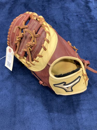 Brown Mizuno Prime Elite LH First Base Baseball Glove 12.5" (Used)