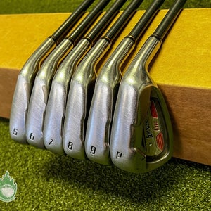 Used Right Handed Srixon GiE Irons 5-PW SV-3019J 58g Regular Flex Graphite