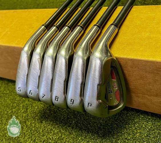 Used Right Handed Srixon GiE Irons 5-PW SV-3019J 58g Regular Flex Graphite
