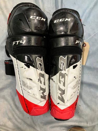Junior CCM JetSpeed FT4 Shin Pads 11" (Used)