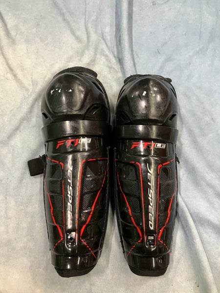 Junior CCM JetSpeed FT1 Shin Pads 11" (Used)