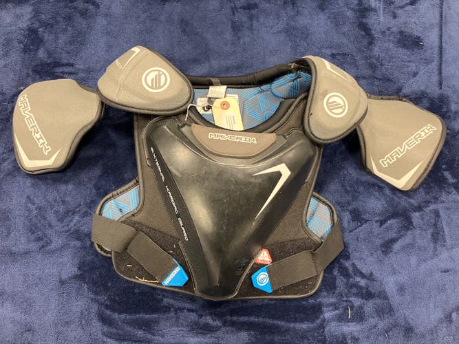 Large Youth Maverik Charger Shoulder Pads (Used)