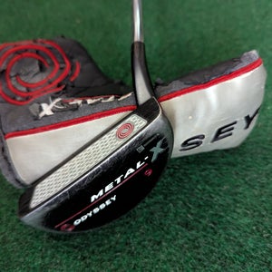 Odyssey Metal X 9 Mid Mallet Putter with Metal X Putter Cover
