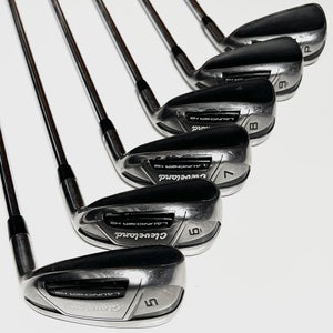 Cleveland Launcher HB Turbo 5-9, PW Right Hand Stiff Flex Steel Shafts (+0.25”)